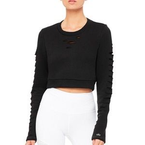 Alo Yoga Ripped Warrior sweatshirt